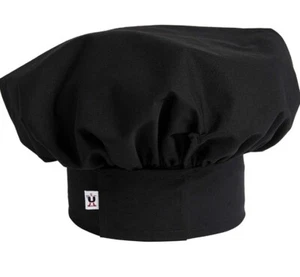 Uncommon Threads Unisex Twill Chef Hat Black One Size  New  Free Shipping        - Picture 1 of 3