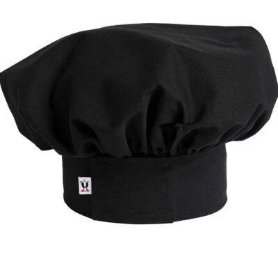 Uncommon Threads Unisex Twill Chef Hat Black One Size  New  Free Shipping        - Image 1 of 3