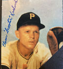 1952-1953 5’4” Clem “Scooter” Koshorek Pittsburgh Pirates Autograph Photo MLB