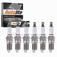 6 pc Autolite Double Platinum Spark Plugs for 2006-2010 Pontiac G6 3.5L 3.9L fv
