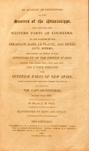 1810 1st HC, Sources of the Mississippi by Major Z. M. Pike; C & A Conrad - Imagen 1 de 22