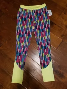 New Cat & Jack Multicolor Athletic Gym Yoga Leggings Pants Kids Girls Size 14/16 - Picture 1 of 5