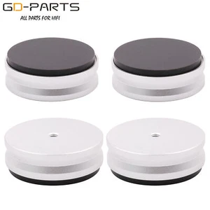44x15 mm Vollaluminium Hifi Audio AMP Isolierung Ständer Lautsprecher Füße Dämpfer silber - Bild 1 von 6