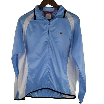 Pearl Izumi Blue/White Lightweight Cycling Long Sleeve Rip Stop Jacket XL - Image 1 of 4