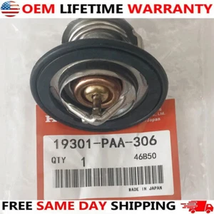 OEM Thermostat & Gasket For Accord Prelude Integra CRV Civic 19301-PAA-306 USA - Picture 1 of 5