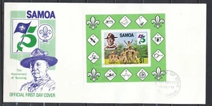 SAMOA - FDC 20.JULIO.1982 - 75º ANIVERSARIO DEL SCOUTING - LORD BADEN POWELL PW296 - Imagen 1 de 2