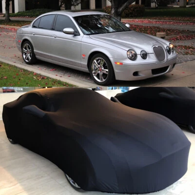 For 1999-2008 Jaguar S-TYPE Stretch Indoor Car Cover Tailored Black Dustproof - image 1 of 4