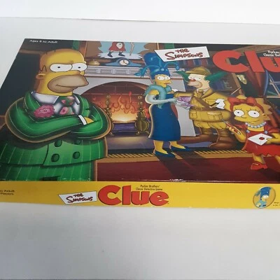 The Simpsons Clue Board Game 1st Edition (2000) Complete in Box 100% complete - Image 1 of 4