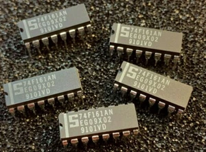 5pcs X 74F161AN Signetics DIP IC 74F161 - Picture 1 of 1