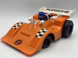 Rare Vintage Marlboro Porsche Orange HTF battery operated Toy Friction - Picture 1 of 8