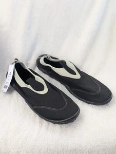 Size 11 Men's Solfish SWS-M Black/Mint Pull On Watershoes - Picture 1 of 8