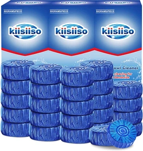 Automatic Toilet Bowl Cleaner Tablets,Bathroom Toilet Tank Cleaner,Blue Clean Bu - Picture 1 of 12
