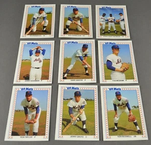Tarjetas coleccionables 1987 TCMA 1969 de los Mets de béisbol de los mejores equipos - Tu elección - Imagen 1 de 11