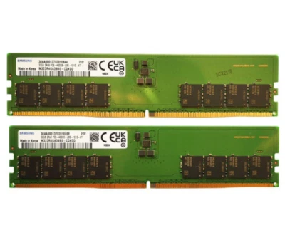 Samsung 8 GB 16 GB 32GB PC5-38400 DDR5-4800 DIMM Memory 288pin for Desktop lot - Image 1 of 4