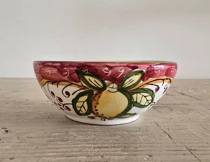 Vintage Schale Tasse Keramik handbemalt - Bild 1 von 5