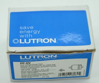 LUTRON Dual Voltage Power Pack PP-DV 24V New in Box - Image 1 of 3