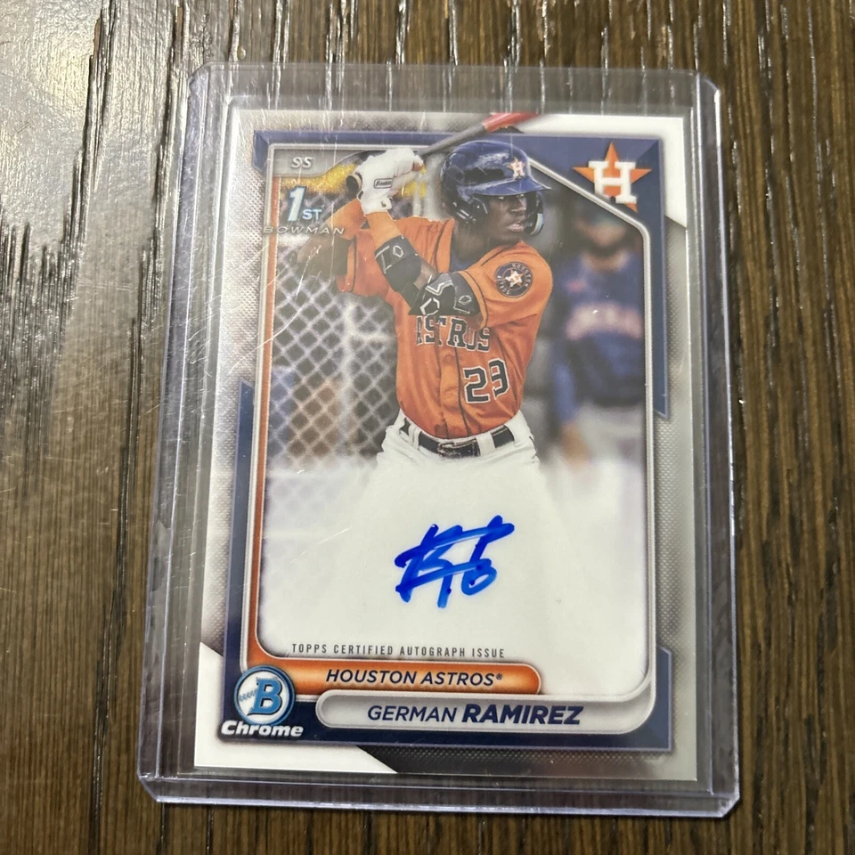 2024 Bowman - Chrome Prospect Autographs #CPA-GR German Ramirez (AU, RC) - Image 1 of 2