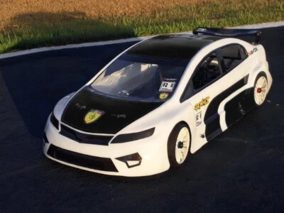 RC Body Sheel 1/5 Honda New Civic for FG 530mm Wheelbase 1.5mm Thk Clear - Image 1 of 2