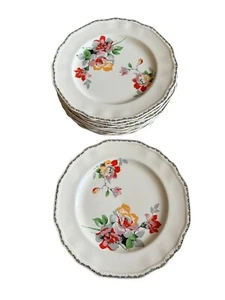 10PC Alfred Meakin Dessert/Salad Plates Cambridge Pattern England Size 9” - Picture 1 of 10
