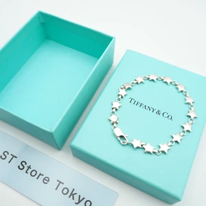 [Excelente] Tiffany & Co. Pulsera Puff Star Eslabón de Cadena Plata 925 con Caja - Imagen 1 de 24
