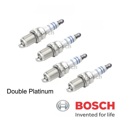 BOSCH SPARK PLUGS x 4 AUDI PORSCHE SKODA SEAT VW 1.8 2.0TSI 2.0TFSI A1359 - Image 1 of 4