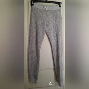Abercrombie & Fitch Kids Heather Gray Leggings Sz 13/14 Casual School Winter - Picture 1 of 7