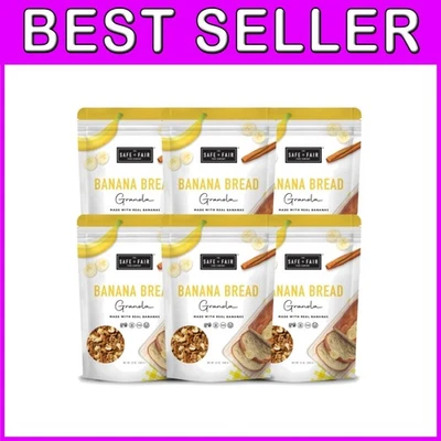 Granola de pan de plátano - Sin gluten, sin OGM, delicioso bocadillo Foto 1 de 4