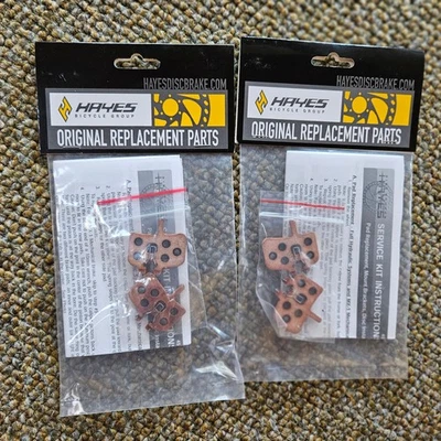 2 PARES de pastillas de freno de disco Hayes sinterizadas con resortes para HFX 9 Mag 98-14531  Foto 1 de 2