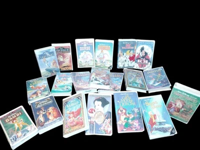 Walt Disney Black Diamond & Walt Disney Home Video Vhs Lot Foto 1 de 2