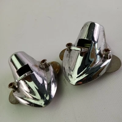 Premier Bass Drum Elite Spur Mounts Spring-Loaded Push-Lever Chrome Vintage 60s - Image 1 of 4