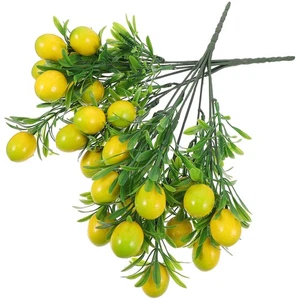 2 ramas decorativas de imitación de limón para toda decoración - Imagen 1 de 12