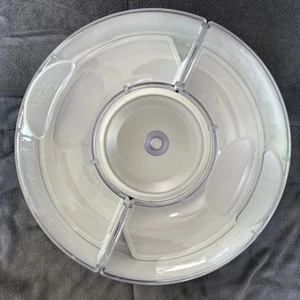 Pampered Chef Chillzanne Cool Sectional Server Round 2791 Appetizer Tray - Picture 1 of 6