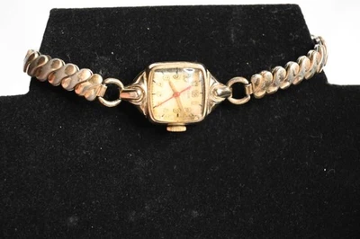 Vintage Lady's Elgin Watch, 10K Gold Filled "S&W", Inscribed - Image 1 of 4