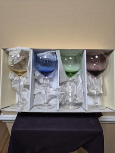 Lenox Gem farbige Ballon Weinkelche - 4er Set - mit Box - Bild 1 von 12