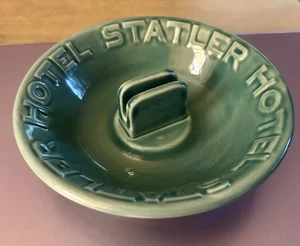 Posacenere hotel New York Statler anni '40 con porta fiammiferi - Foto 1 di 5