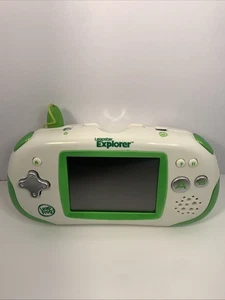 Leapfrog Leapster Explorer 39100 Learning Handheld Game System Green Tested - Picture 1 of 7