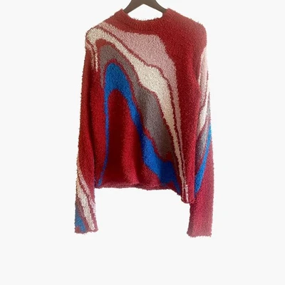 Kiko Kostadinov AW18 Delva Body Intarsia Knit Sweater Size Medium - Image 1 of 4