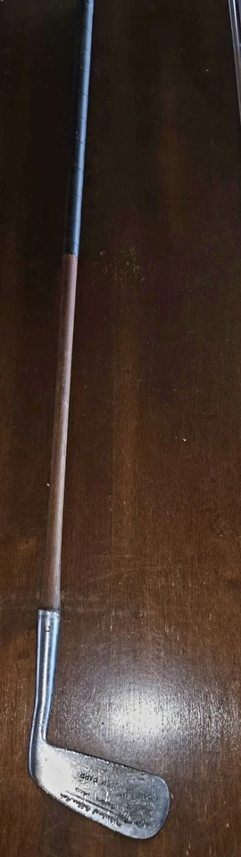 Spalding Kro-Flite Sweet Spot 6 Iron Jack Parr Custom Made 1927 Hickory 35 RH - Image 1 of 4