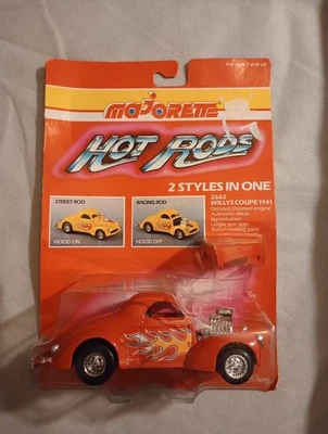Majorette Hot Rods 1941 Willys Coupe 1:32 Scale Sealed 2602 Red Variant  - Image 1 of 4