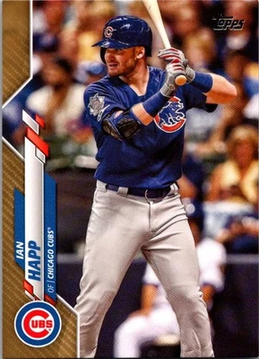 2020 Topps #448 Ian Happ Gold #/2020 - Image 1 of 2