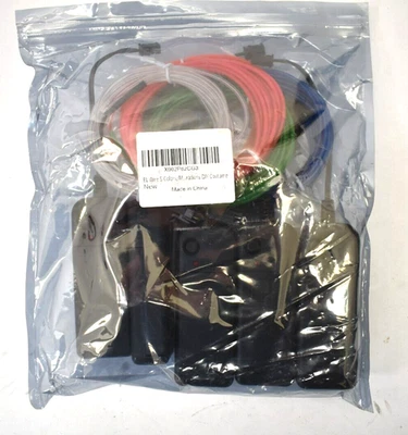 MaxLax EL Wire Portable Set 9' Cuttable Battery Pack Neon Glowing Halloween - Image 1 of 4