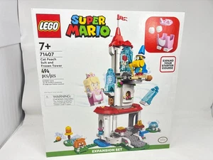 Scatola leggera danneggiata e sigillata - LEGO Super Mario Cat Peach Suit & Frozen Tower - Foto 1 di 5
