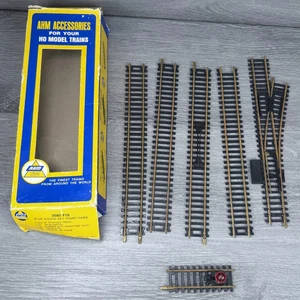 HO Scale AHM #2580 GTS Spur Siding Set Track Bumper Uncoupler Italy Used - Picture 1 of 13