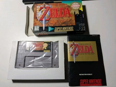 The Legend Of Zelda A Link To The Past SNES Players Choice CIB Super Nintendo - Image 1 of 4