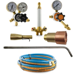 LPG Super Heating Torch Kit - SHP4 + Mixer + 700mm Barrel - 5m Hose - Oxy - Picture 1 of 9