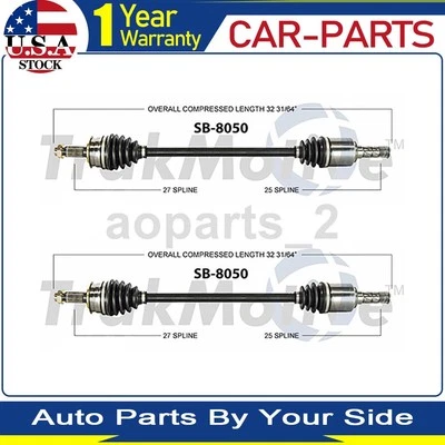 2 ejes delanteros TrakMotive CV eje articulado para Subaru B9 Tribeca 2007 2006_AR Foto 1 de 2