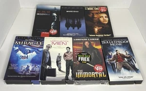 Lot Of 7 VHS Tapes Movies Blockbuster Rental Sticker Tested Working No Mold - Picture 1 of 3