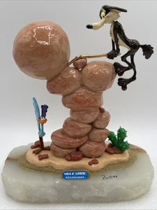 1993 Ron Lee Skulptur Looney Tunes Road Runner Wile E Coyote Boulders 1172/2750 - Bild 1 von 19