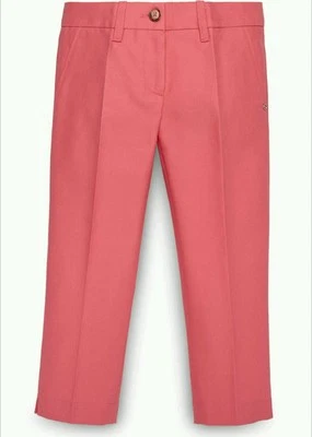 NUEVO PANTALÓN VAQUERO GUCCI AJUSTADO ELÁSTICO GG NIÑAS PIQUÉ TALLA CORAL 6 $ 260 REGALO Foto 1 de 4