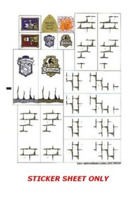LEGO 4842 - HARRY POTTER - Hogwarts Castle - STICKER SHEET